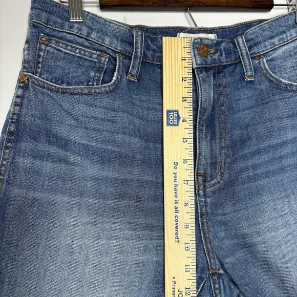 Madewell Jeans 31x26 High Riser Demi Boot 10" Western Blue Denim Raw Hem 2015 - Picture 7 of 12